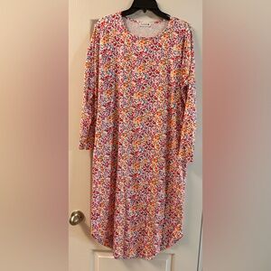 Floral Multicolor Women's Dress